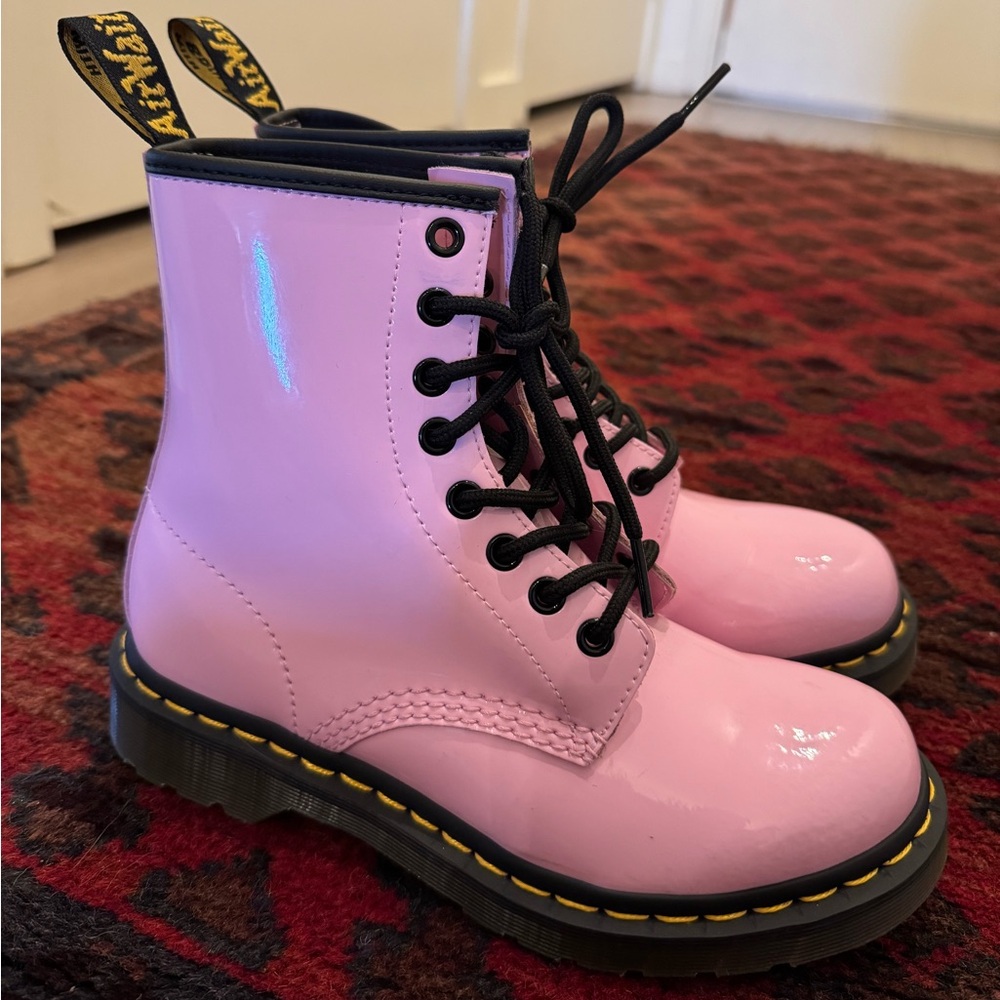 Dr. Martens Pink Ankle Boots